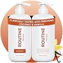 Routine Wellness Anti-Thinning Shampoo and Conditioner Set for Thinning Hair - Biotin DHT Blocker Women & Men - Color Safe Shampoo for Hair Loss Beauty & Personal Care Routine Wellness