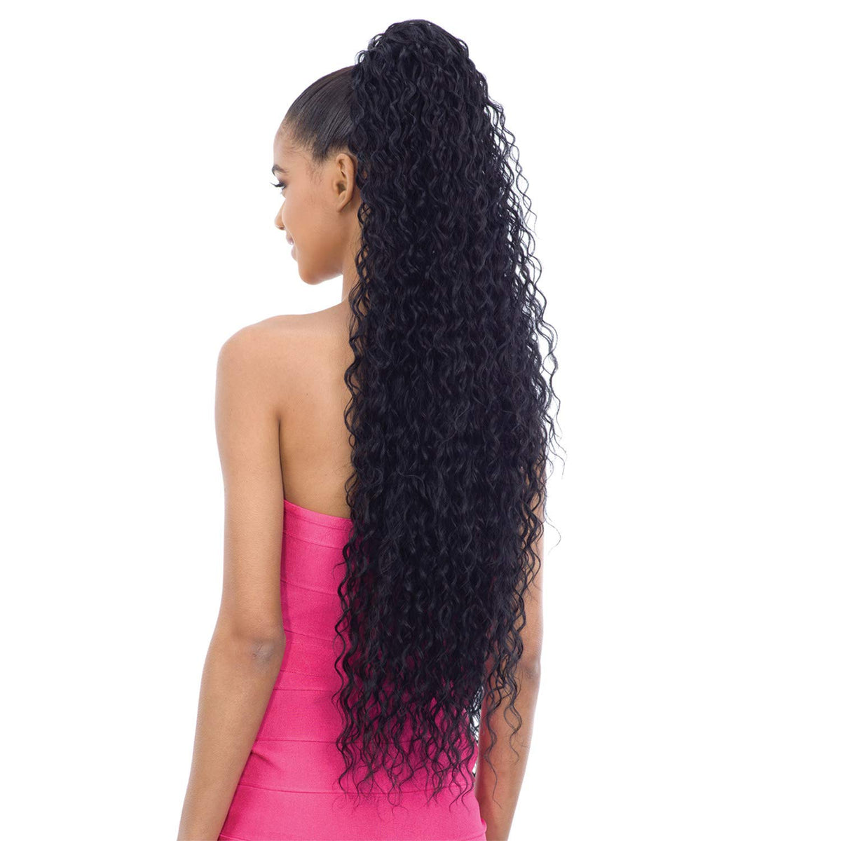 Free Tress Equal Drawstring Ponytail Crush Girl 36" (1B)