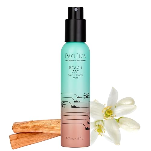 Pacifica Beach Day Hair Mist Perfume & Full Body Spray for Women - Body Mist Fragrance w/Bergamot, Orange Flower, Sandalwood, Amber, Musk & Suede Beauty & Personal Care Pacifica