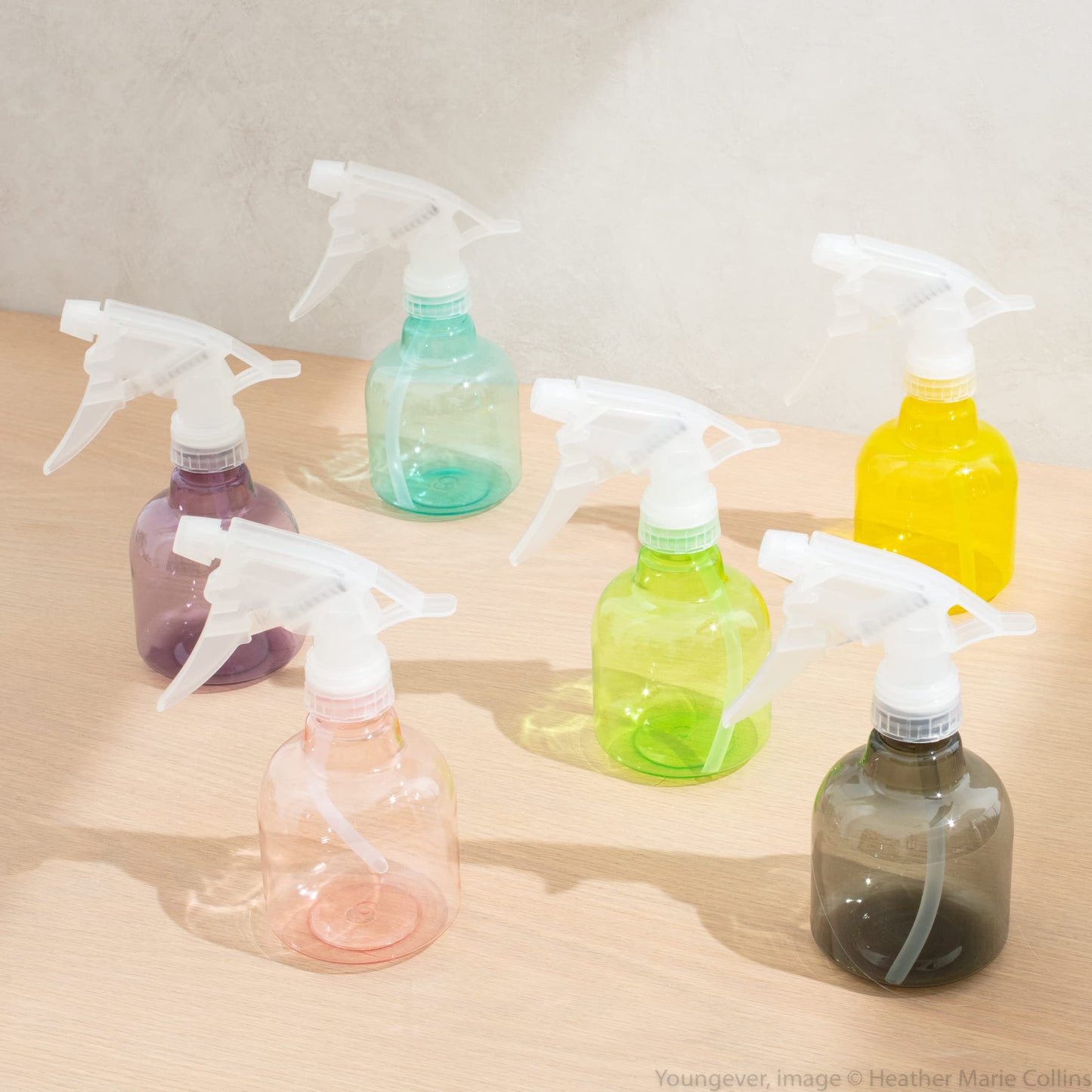Youngever 4 Pack Empty Color Plastic Round Spray Bottles 16 Ounce Beauty & Personal Care Youngever