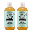 Herbal Body Wash, Eucalyptus Lime by Moon Valley, All Natural Ingredients, No Parabens, Vegan, Moisturizing Essential Oils, Two Pack Beauty & Personal Care Moon Valley Organics