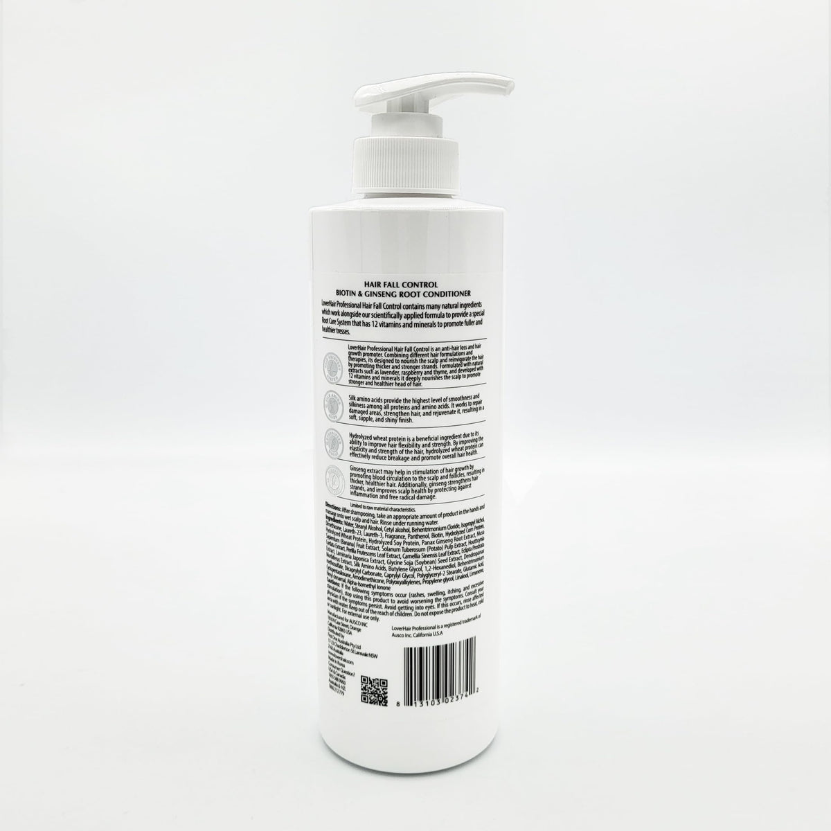 LoverHair Professional Hair Fall Control Conditioner 20.3 fl oz (600ml)
