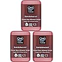 One With Nature Dead Sea Salt Sandalwood Soap 7oz 3-Pack - Purifying and Exfoliating Soap Bar with Dead Sea Minerals and Sandalwood for Face & Body Beauty & Personal Care One With Nature