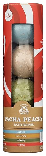 PACHA SOAP Pacha Peaces Holiday Froth Bomb Collection, 8 OZ Beauty & Personal Care Pacha Soap Co