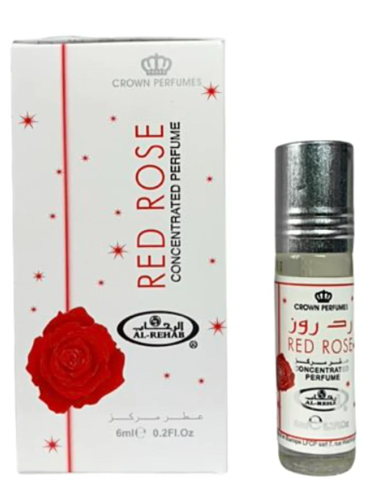 Al-Rehab Red Rose Concentrated Perfume Oil, 0.2 Ounce / 6ml Beauty & Personal Care Al-Rehab