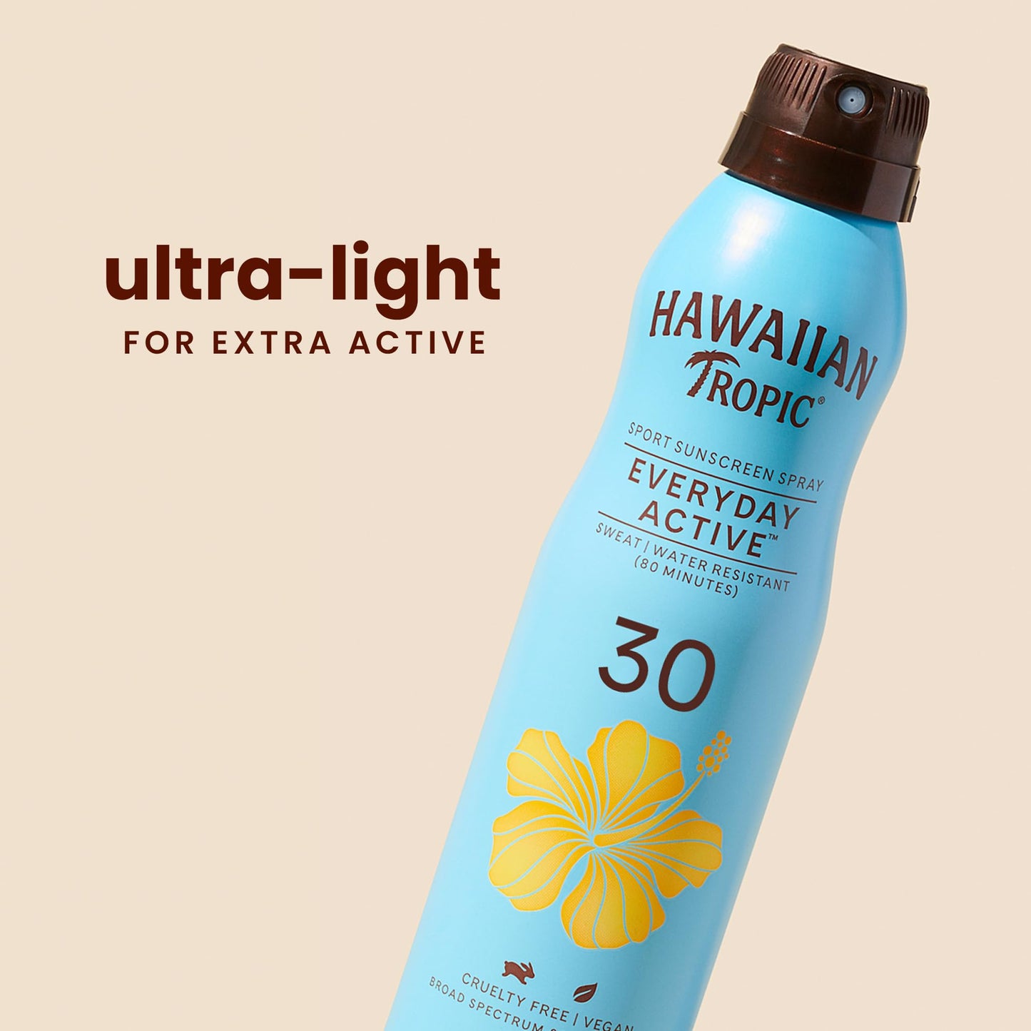 Hawaiian Tropic Island Sport Sunscreen Spray, Clear Coconut, 6 Ounce Beauty & Personal Care Hawaiian Tropic