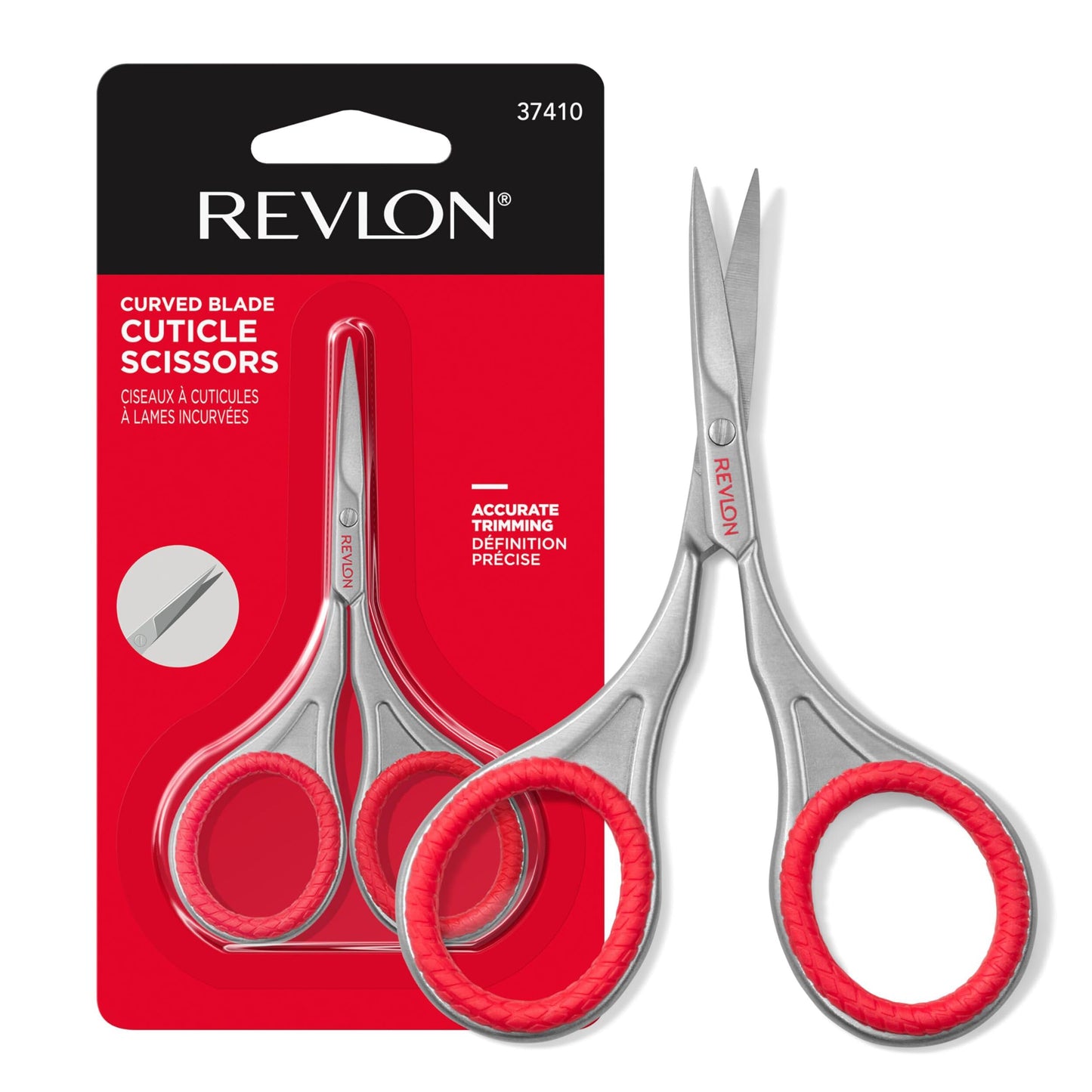Revlon Nail Scissors, Curved Blade, Made with Stainless Steel Beauty & Personal Care REVLON