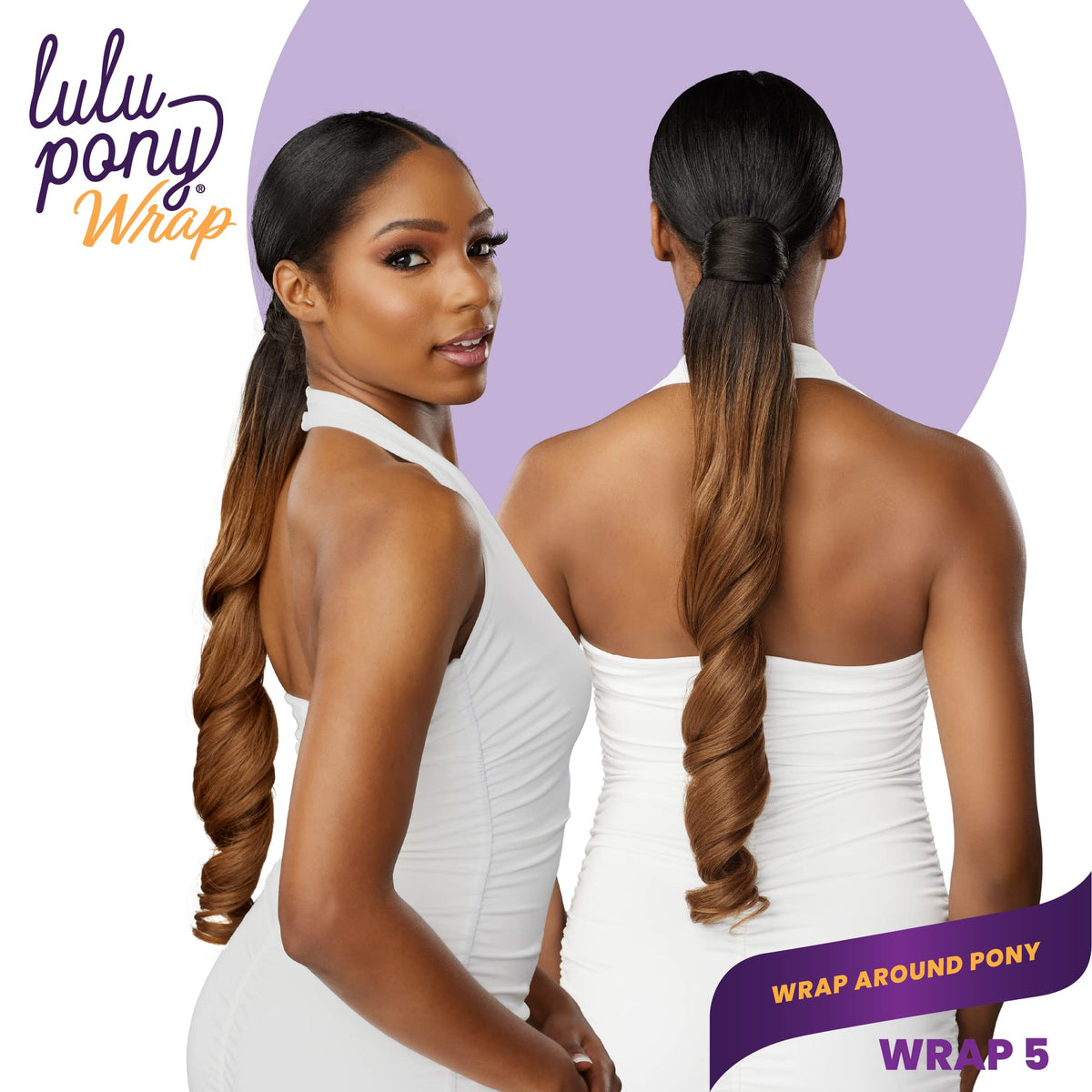 Sensationnel Lulu Pony Wrap Hairextensions-5,T2/BG
