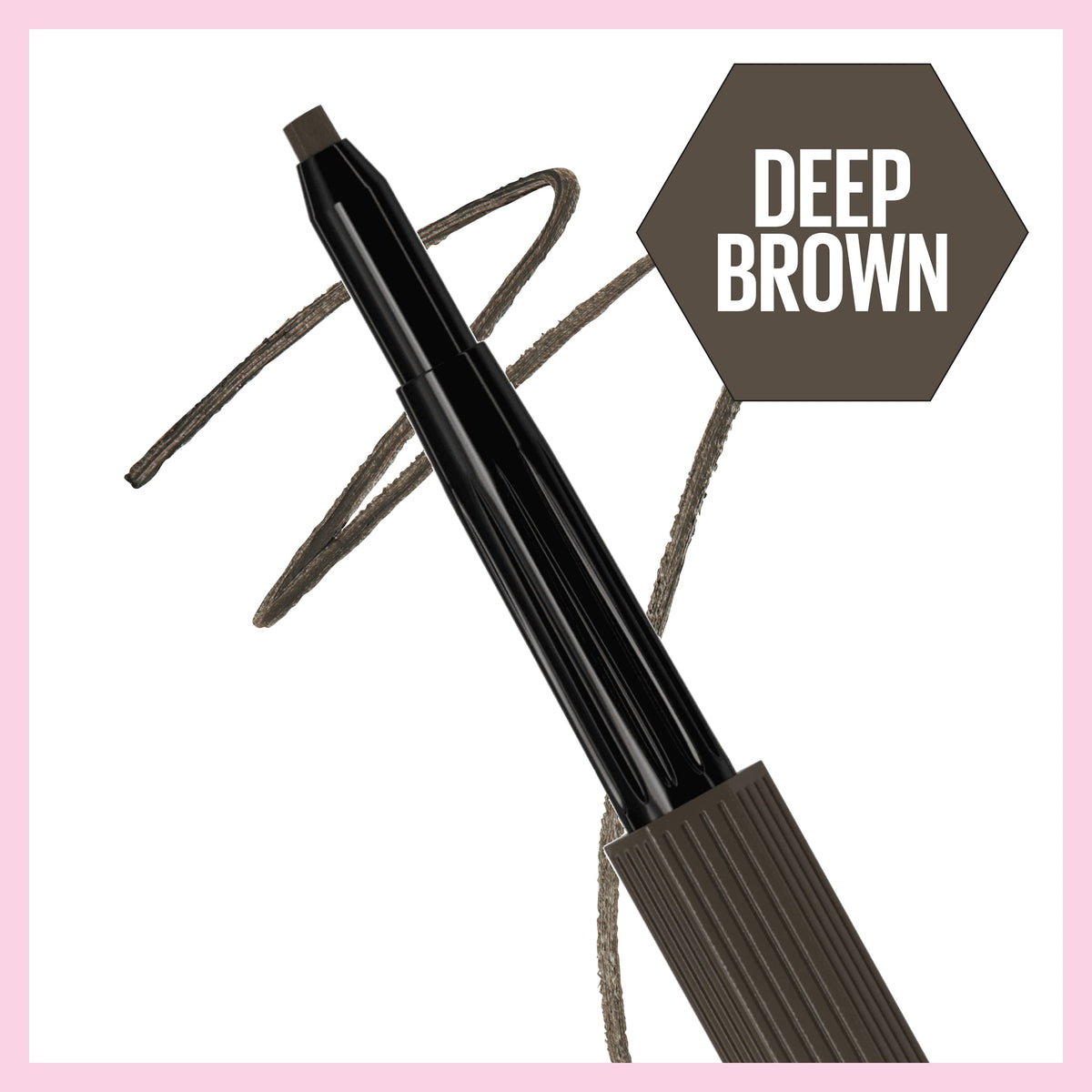 Maybelline New York Hyper Easy No Slip Pencil Eyeliner Makeup, Deep Brown, 0.001 oz.