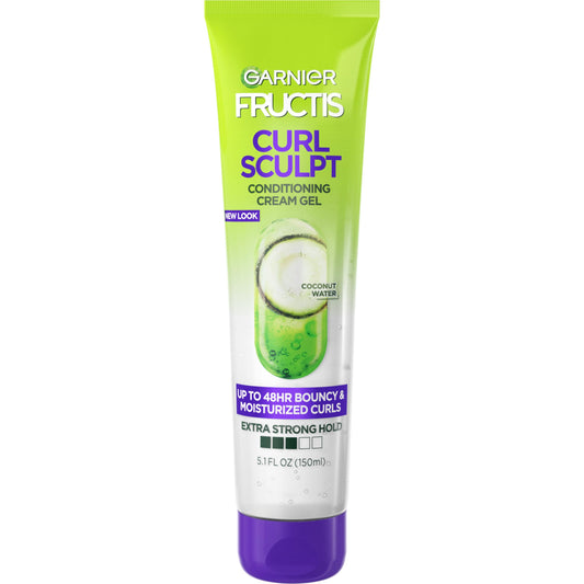 Garnier Fructis Style Curl Sculpt Conditioning Cream Gel for Bounce & Moisture, 5.1 Fl Oz, 1 Count (Packaging May Vary) Beauty & Personal Care Garnier