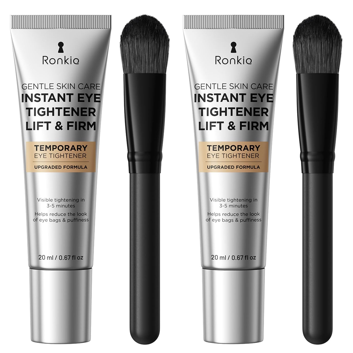 RONKIE Instant Firm Eye Tightener: Upgraded Formula for Women Helps Reduce Eye Bags Puffiness and Wrinkles in 3-5 Minutes When Time Matters 1.34 oz Beauty and Personal Care RONKIE Default Title