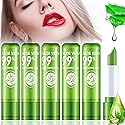 LZYLLS 6 Pack Aloe Vera Lipstick,Long Wear Nourishing Lip stick,Waterproof Moisturizing Color Changing Lip Balm Lipstick,Lip Gloss,Magic Temp Color Beauty & Personal Care LZYLLS