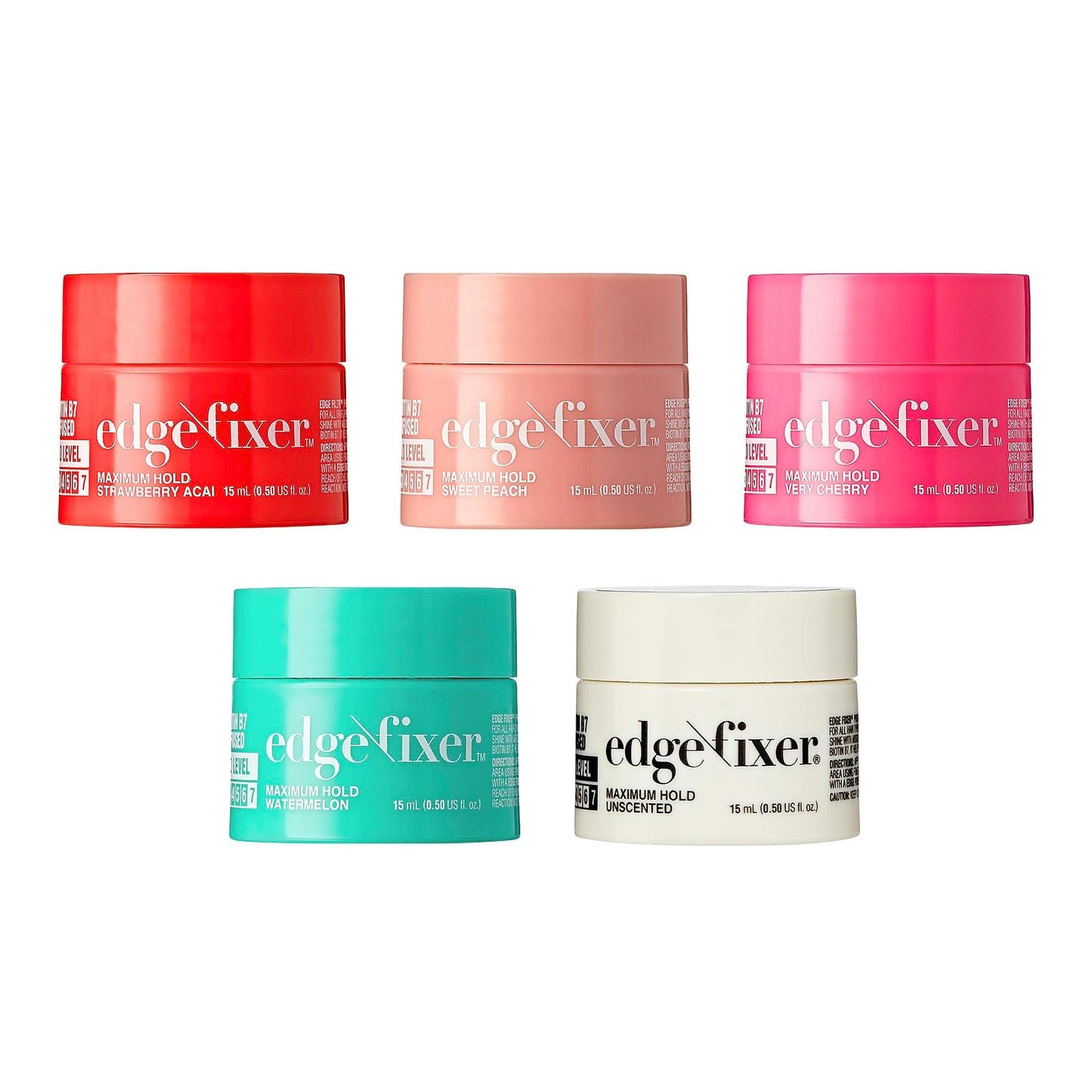 Red by Kiss Edge Fixer 24 Hour Maximum Hold Edge Wax No Flaking Biotin B7 Infused Hair Gel Beauty & Personal Care Red by Kiss