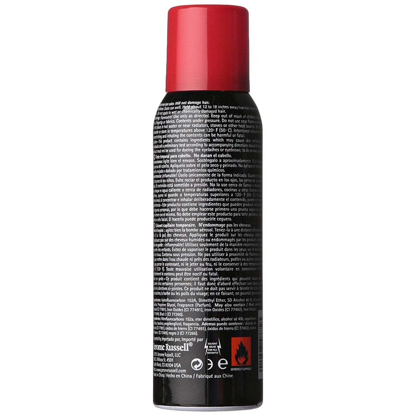 Jerome Russell Spray-On Color Jet Black Hair Thickener 3.5oz (3 Pack) Beauty & Personal Care Jerome Russell