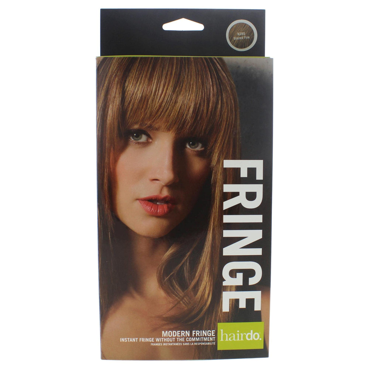 Modern Fringe Clip In Bang, R28s Glazed Fire