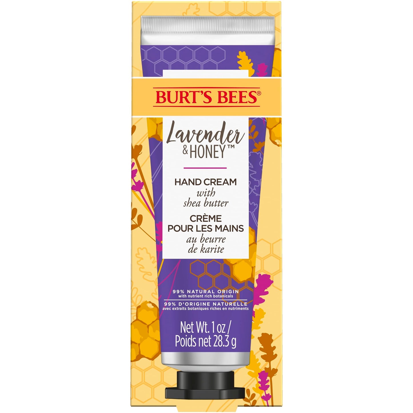 Burt’s Bees Lavender and Honey Hand Cream with Shea Butter, 1 Ounce Beauty & Personal Care Burt's Bees