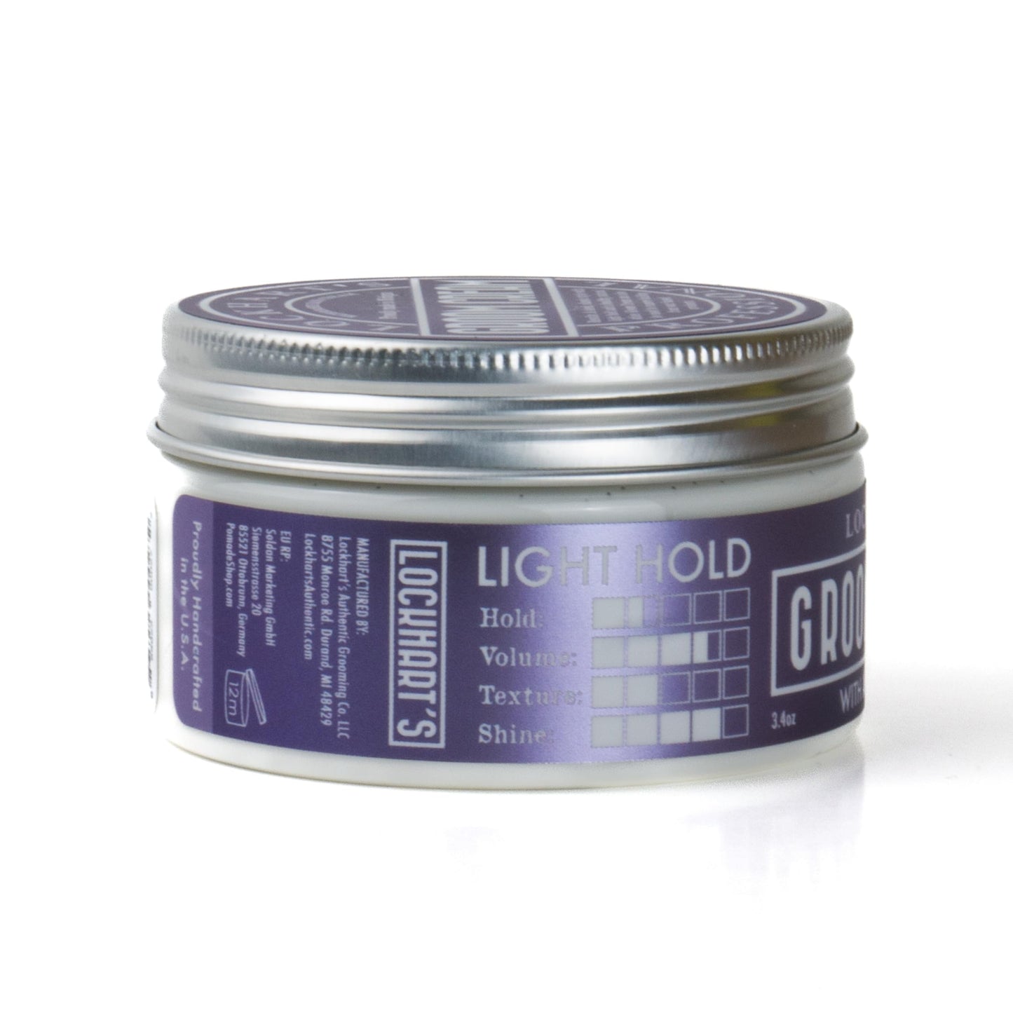 Lockhart’s Professional Groom Cream - Multi-Use Hair, Beard & Skin Cream - Light Hold, Natural/High Shine - Degreases Pomade Buildup, Conditions Beauty & Personal Care Lockhart's Authentic Grooming Co. LLC