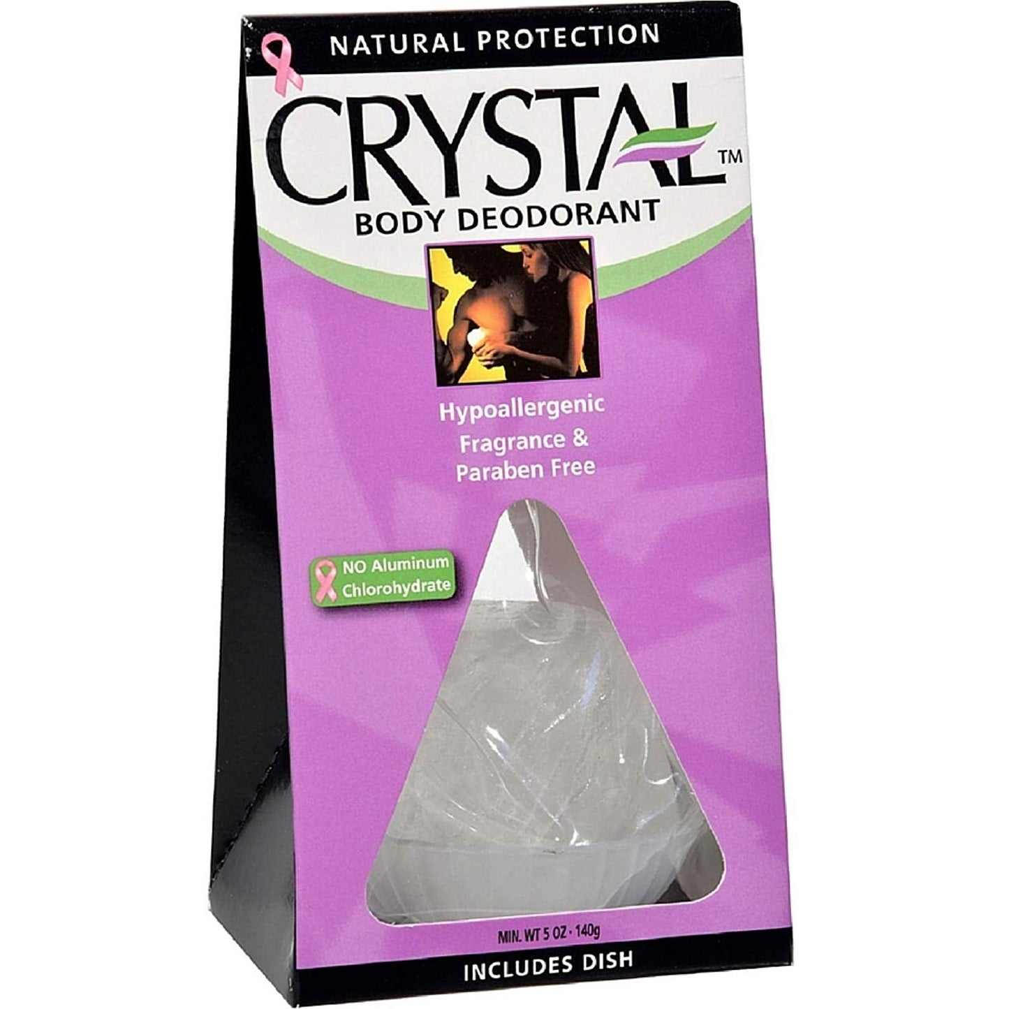 Crystal Body Rock Deodorant 5 oz (Pack of 8) Beauty and Personal Care Crystal