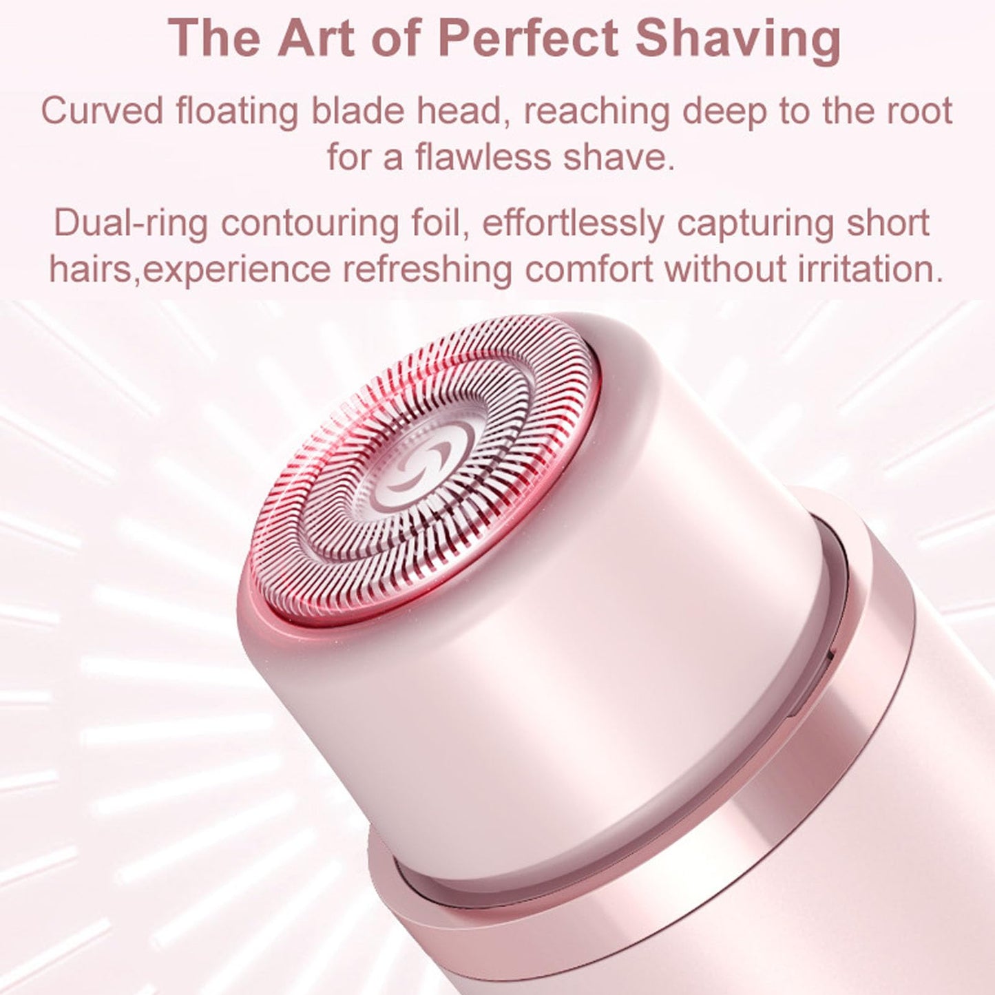 TARSHYRY 2 in 1 Bikini Trimmer for Women, Dual Head Electric Razors for Women, IPX7 Water Proof Wet Dry Shaver for Bikini, Face, Underarm Legs (Pink) Beauty and Personal Care TARSHYRY