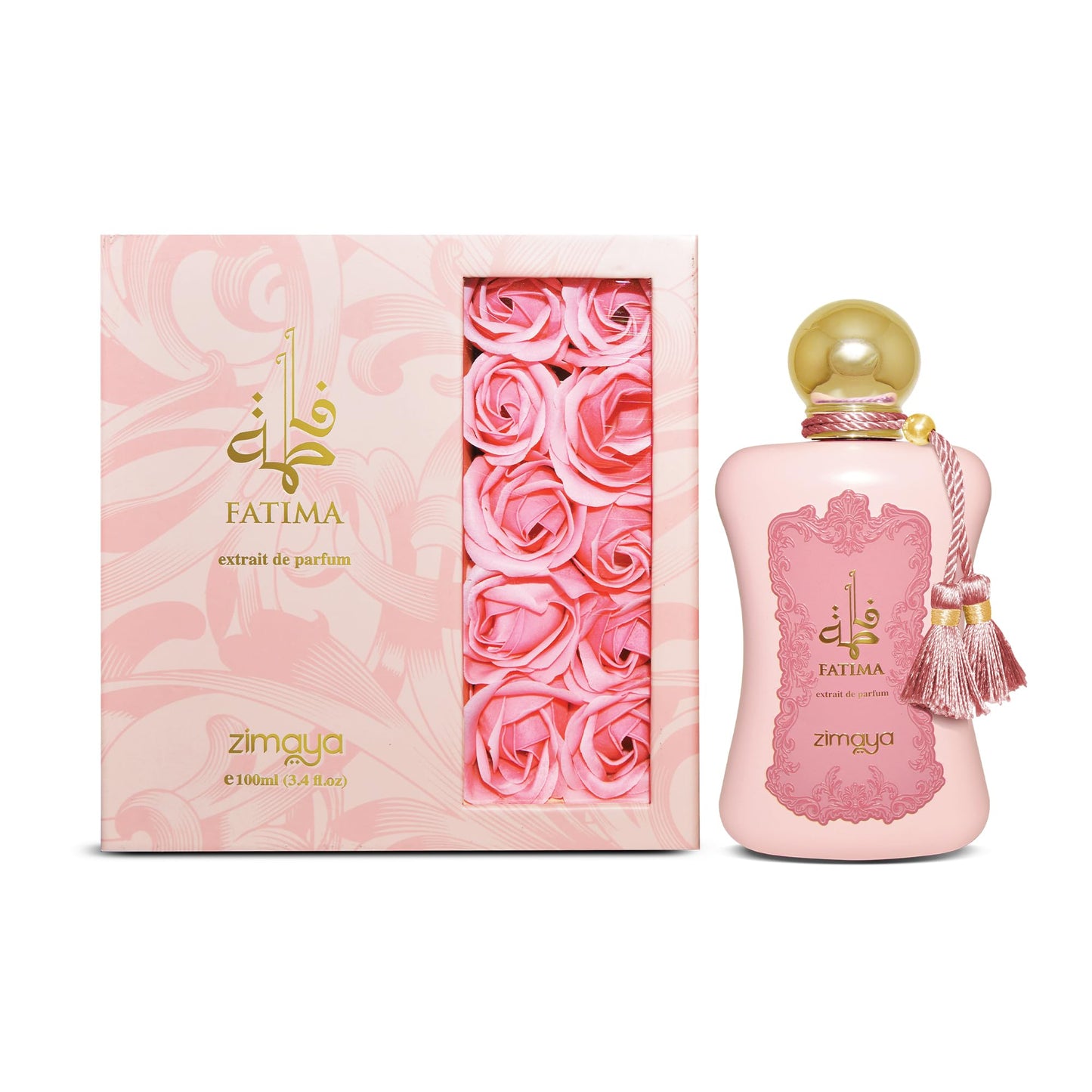 Zimaya Fatima Pink Pour Femme Eau De Parfum, 3.4 Fl. Oz Beauty & Personal Care zimaya