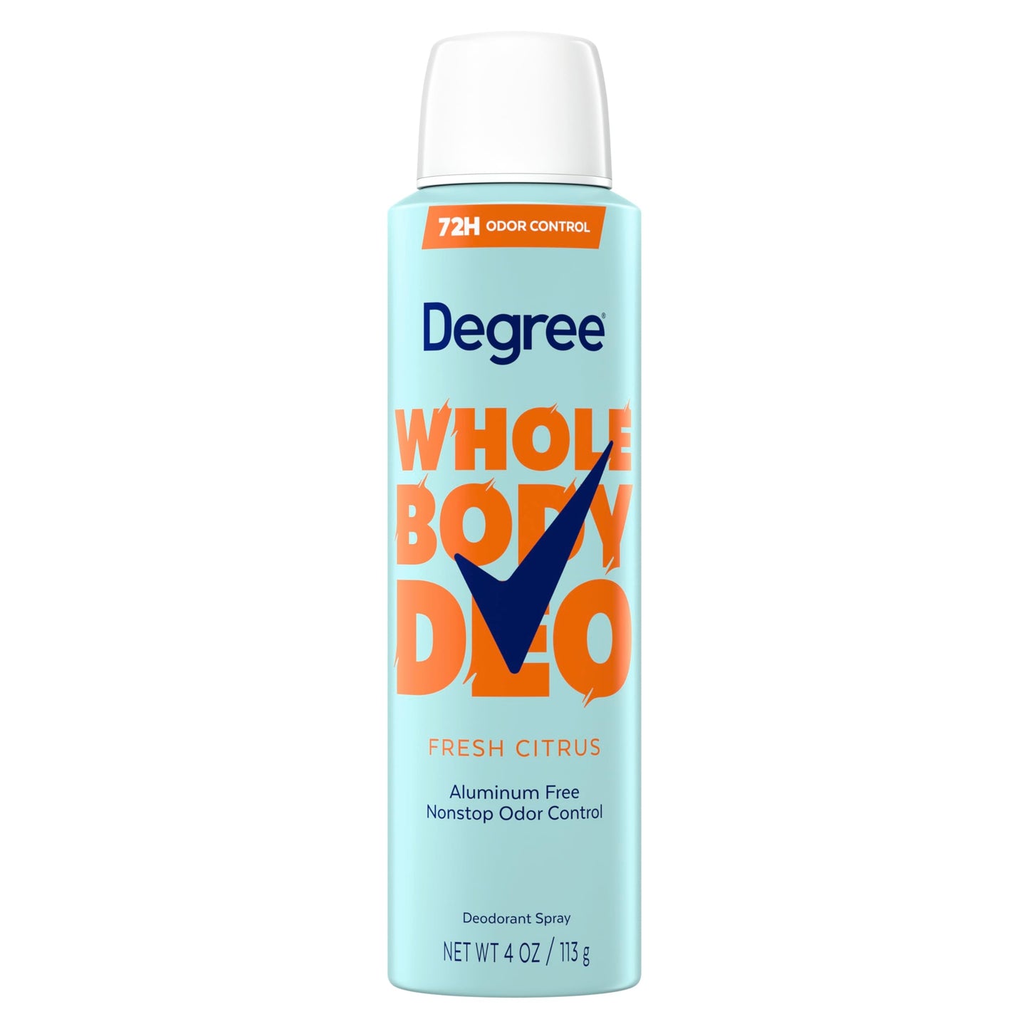 Degree Women Whole Body Deodorant Spray, Fresh Citrus Scent, Aluminum Free 72H Odor Protection 4 oz Beauty and Personal Care Degree