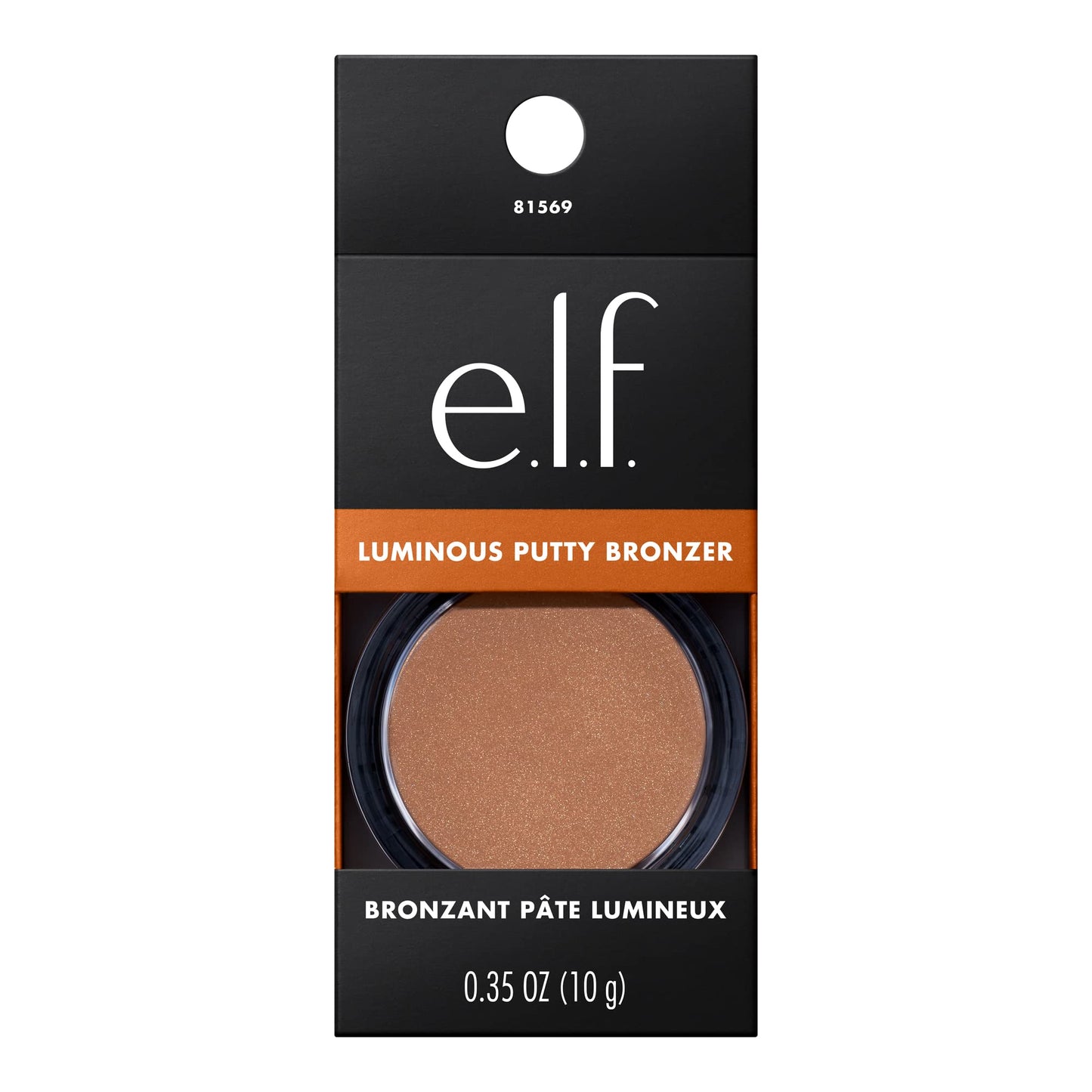 e.l.f. Luminous Putty Bronzer, Lightweight Putty-to-Powder Bronzer For A Radiant, Glowing Finish, Highly Pigmented, Vegan , Seaside Beauty & Personal Care e.l.f.