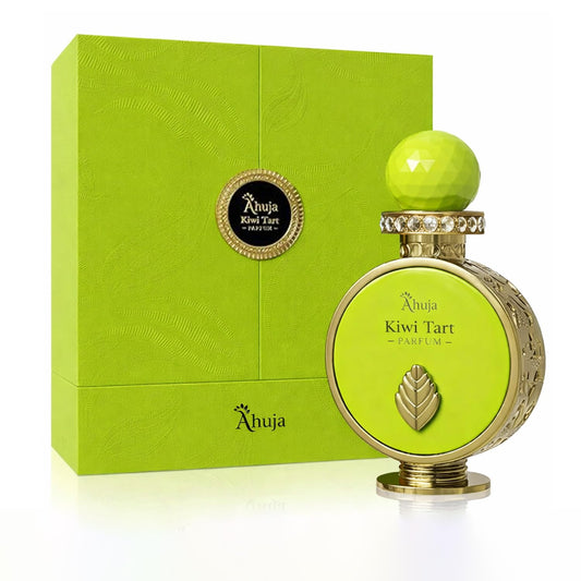AHUJA Kiwi Tart - 3.4 oz Parfum | Unisex Fresh Spicy Fruity Scent | 30% Long Lasting Oil | Kiwi, Apple, Bergamot, Pink Pepper, Amber, Patchouli | Beauty & Personal Care AHUJA