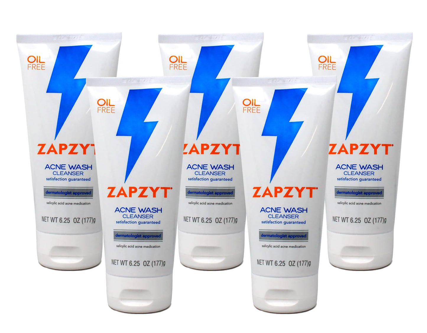 ZAPZYT Acne Wash with Salicylic Acid 6.25 oz (Pack of 5) Beauty & Personal Care Zapzyt