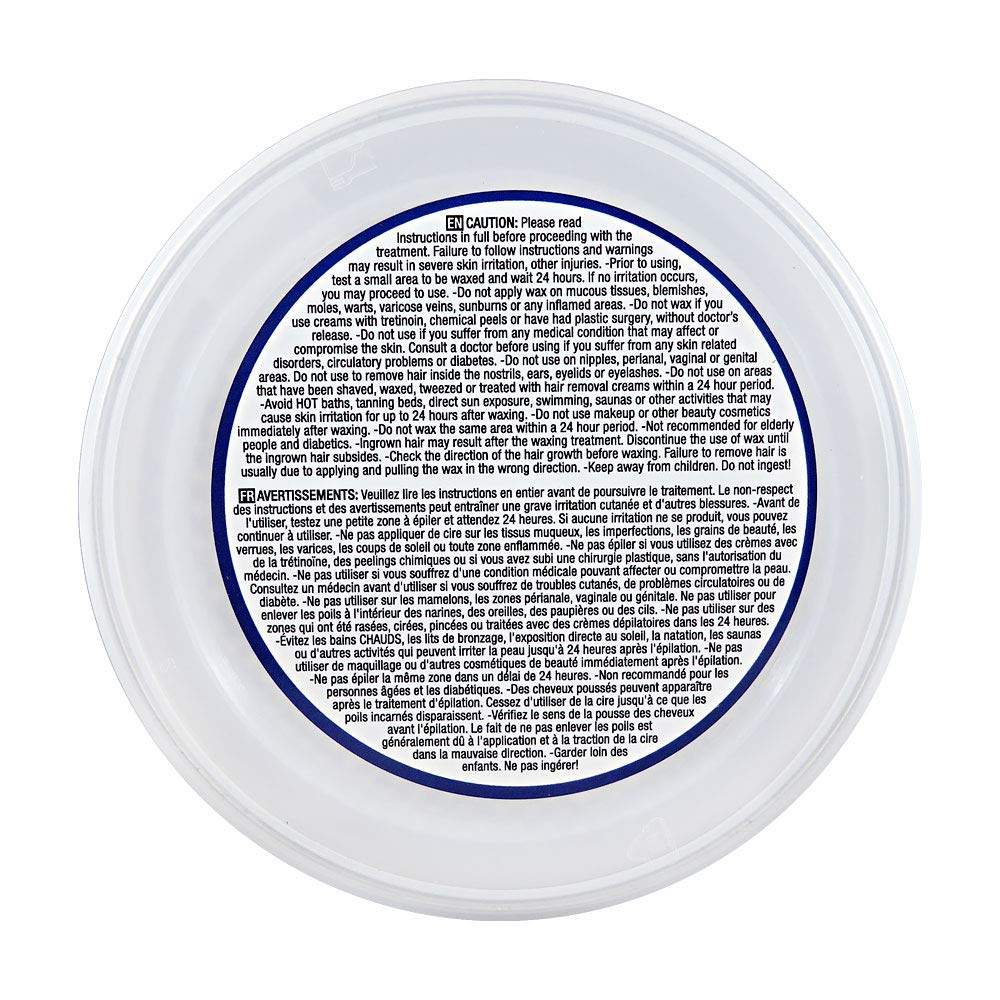 Waxness Hard Wax Tin Azulene 14 oz (400 g) - Stripless Professional Hard Wax with Azulene for Face & Body - Made in Italy Beauty and Personal Care Waxness