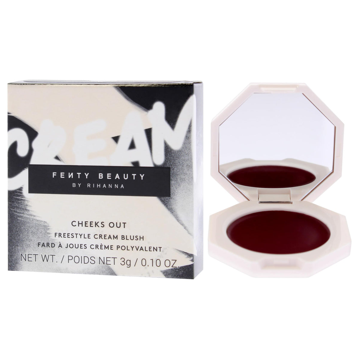 Cheeks Out Freestyle Cream Blush - Raisin Standard by Fenty Beauty for Women - 0.1 oz Blush