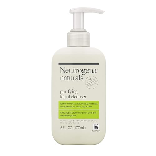 Neutrogena Naturals Purifying Daily Facial Cleanser with Natural Salicylic Acid from Willowbark Bionutrients, Hypoallergenic, Non-Comedogenic Beauty & Personal Care Neutrogena