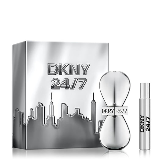 DKNY 24/7 Eau de Parfum 2 Piece Gift Set For Women - Perfume Spray 1.7 Fl. Oz. & Travel Spray 0.5 Fl. Oz. Beauty & Personal Care DKNY