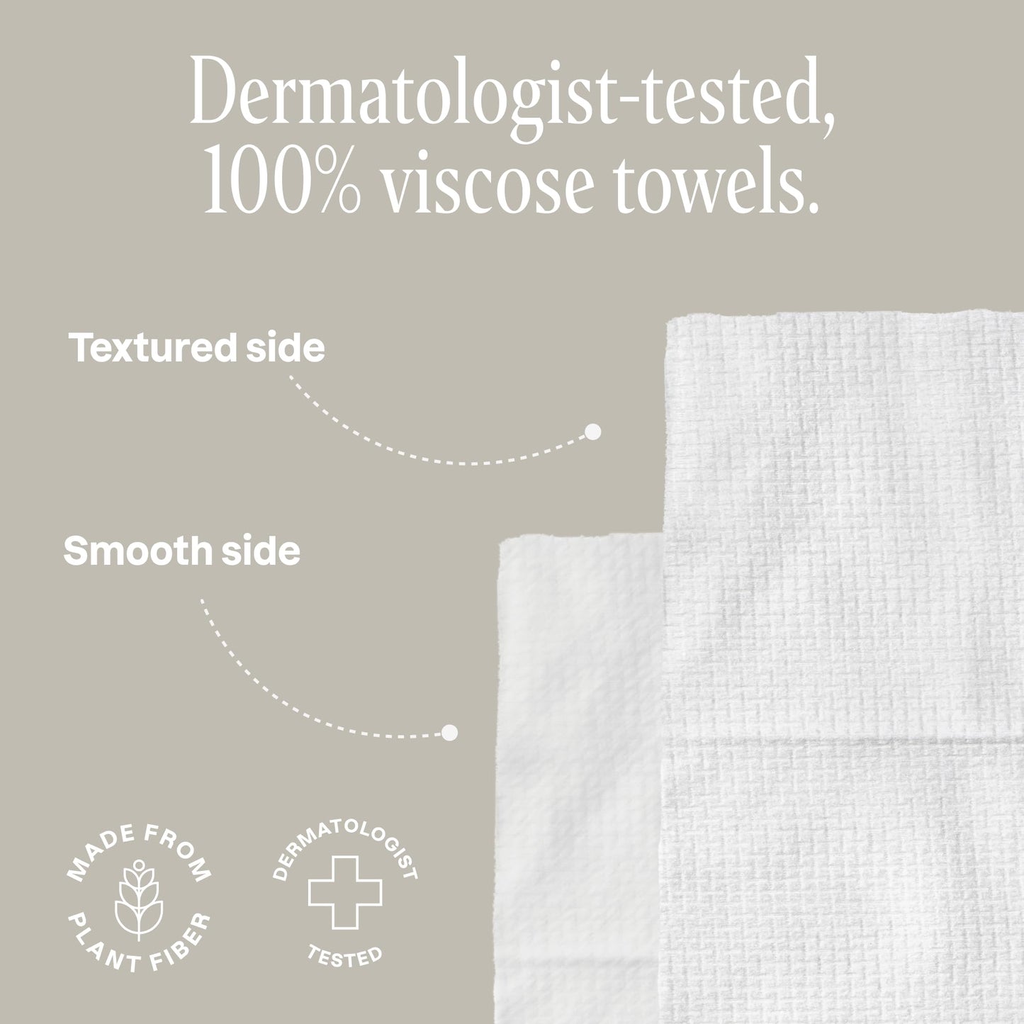 Cliganic Clean Face Towels XL, Disposable, Ultra-Absorbent, Hypoallergenic & Soft - Makeup Remover Dry Wipes, Pamper Your Face, Feel Fresh & Radiant Beauty and Personal Care Cliganic