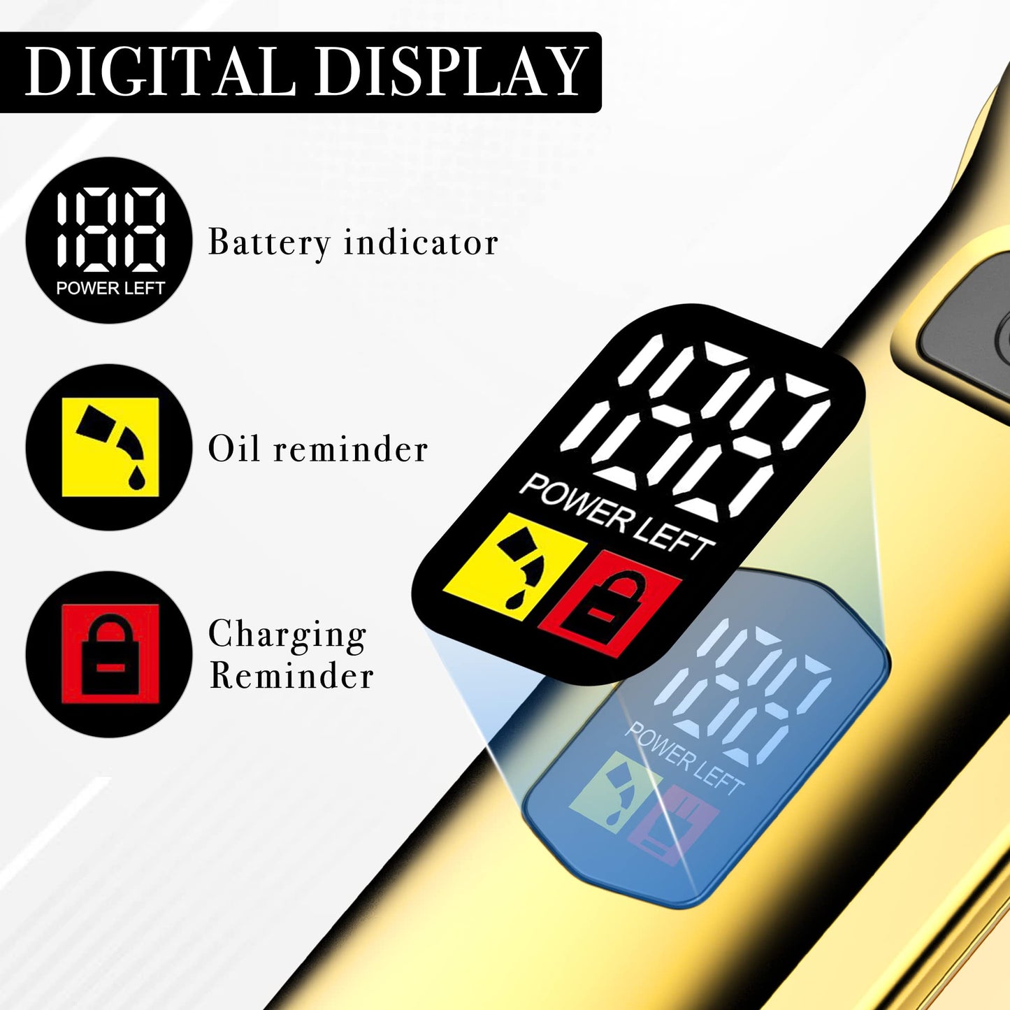 Hatteker Hair & Beard Trimmer Kit for Men - IPX7 Waterproof, T-Blade, Professional USB Rechargeable (Gold) Beauty and Personal Care Hatteker