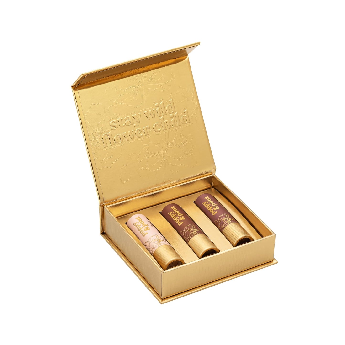Poppy & Pout All Natural Lip Tints, Sustainable Cardboard Tubes, Hand-filled, Beeswax, Vitamin E, Coconut Oil, Cruelty Free (Tried & True Trio) Beauty and Personal Care Poppy & Pout