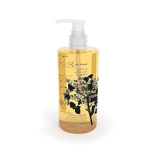 Red Flower Wanderlust Purifying Body Wash - Cleanse & Hydrate Botanical Shower Gel with Organic Fruit & Leaf Extracts for Hydrated, Radiant Skin (10 Beauty & Personal Care Red Flower