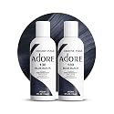Adore Semi Permanent Hair Color (130 Blue Black) (2 Pack) | Vegan & Cruelty-Free Black Hair Dye | No Ammonia, No Peroxide, No Alcohol | 4 Fl Oz Beauty & Personal Care Adore