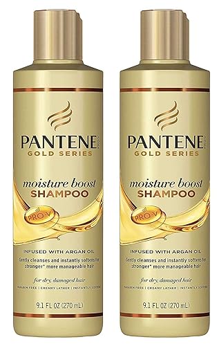 Pantene Gold Series Shampoo Moisture Boost 9.1 Ounce (Pack of 2) Beauty & Personal Care Pantene