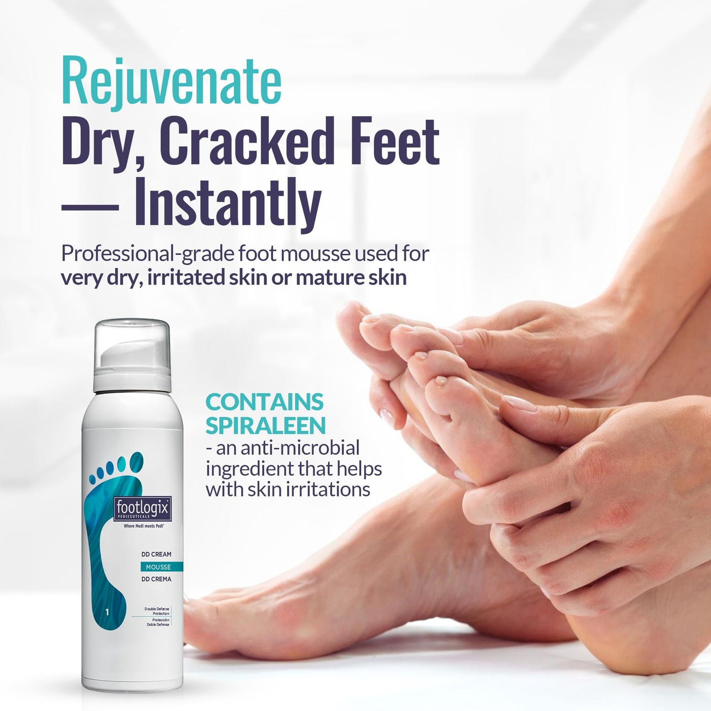 FOOTLOGIX DD Cream Mousse, White, 4.23 Ounce Beauty & Personal Care FOOTLOGIX