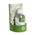Two's Company Wild Fern Foaming Hand Soap 16.9 oz with 20 Disposable Guest Towels - Sage Geranium Scent Bathroom Set Beauty & Personal Care Two's Company