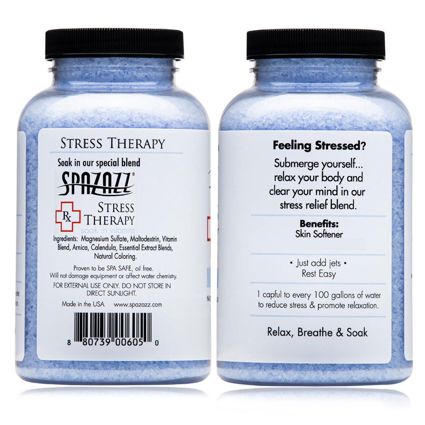 Spazazz Aromatherapy Spa and Bath Crystals 2Pk - Detox/Stress Therapy Beauty and Personal Care Spazazz