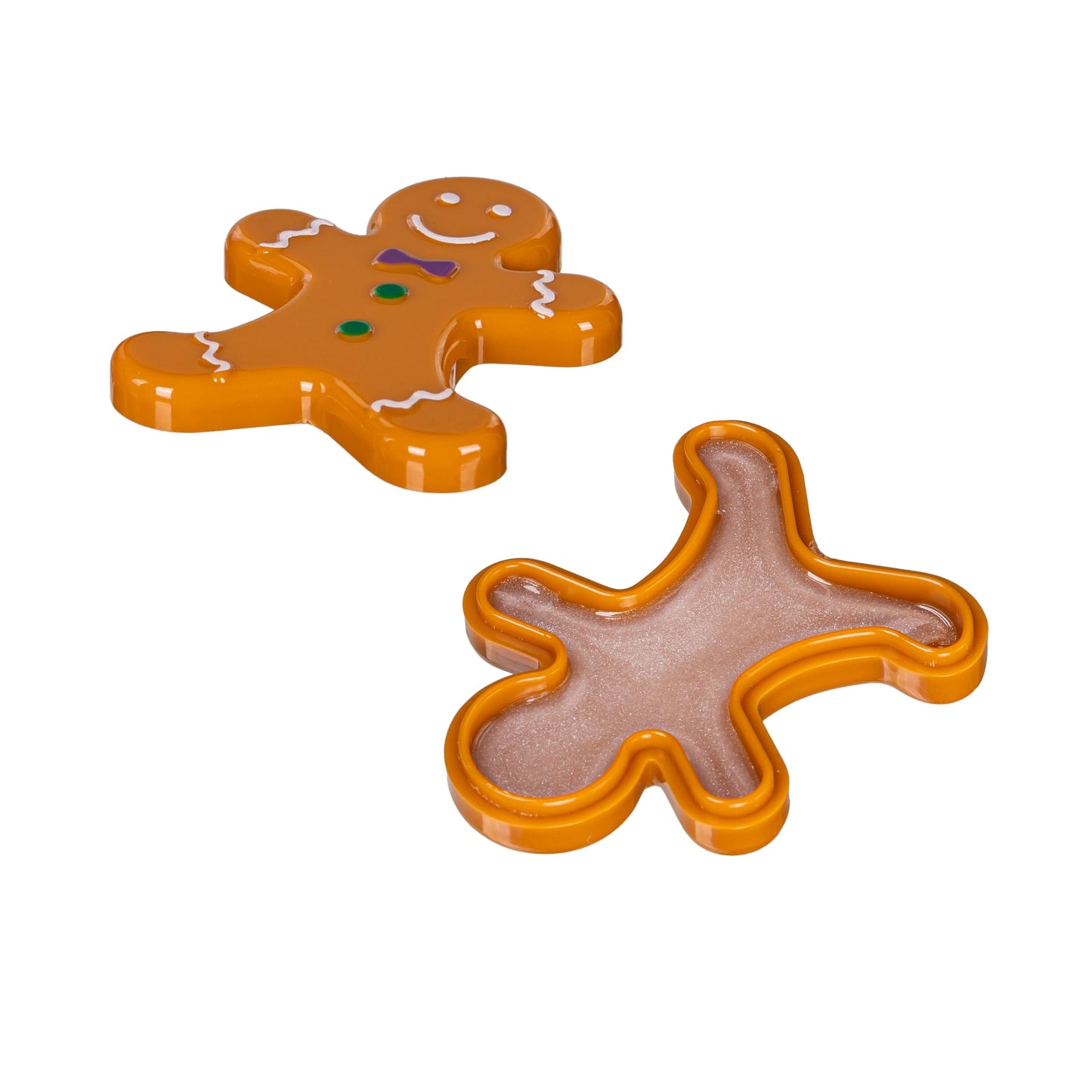ASHLEY GIFTS Gingerbread Man Lip Gloss, Vanilla, Assortments of 4, Display Jar Beauty & Personal Care ASHLEY GIFTS