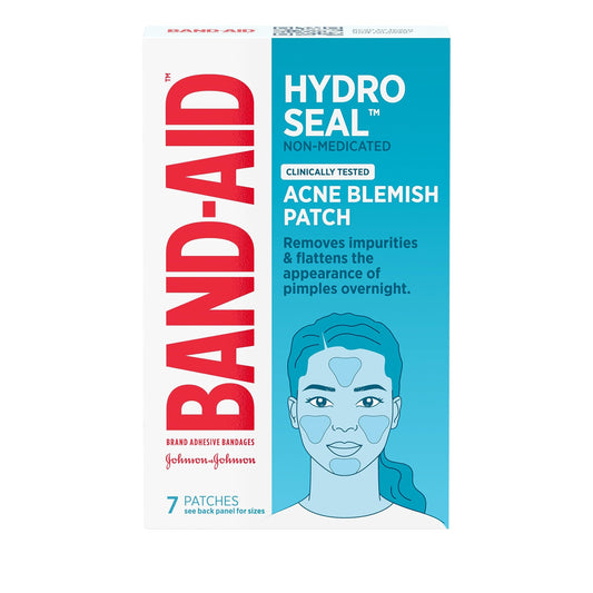 Band-Aid Brand Hydro Seal Acne Patches for Face, Non-Medicated Acne Blemish Patch Absorbs Fluids & Provides a Protective Healing Environment Beauty & Personal Care Band-Aid