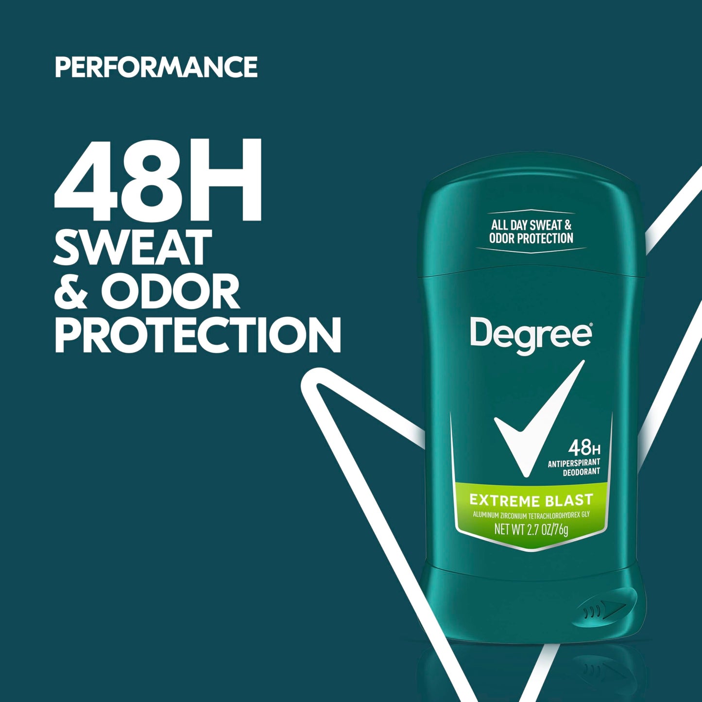 Degree Men Original Protection Antiperspirant Deodorant 48-Hour Sweat and Odor Protection Extreme Blast Antiperspirant For Men 2.7 oz, Pack of 6 Beauty and Personal Care Degree