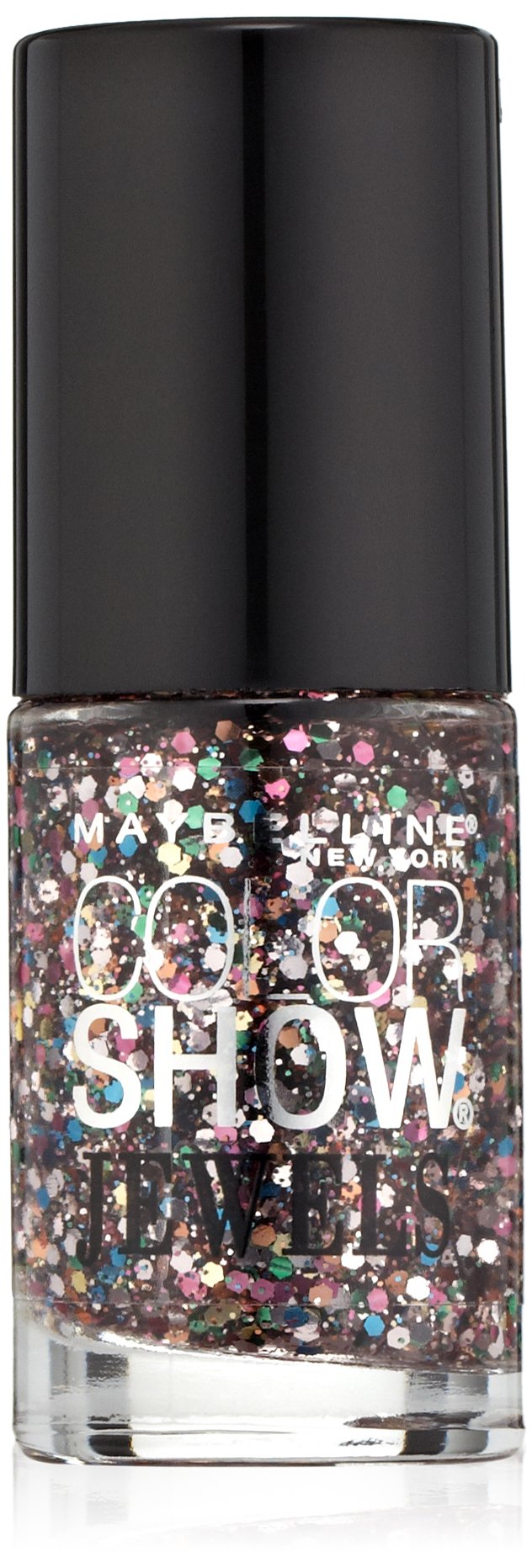 Maybelline New York Color Show Jewels Nail Lacquer Top Coat, Mosaic Prism, 0.23 Fluid Ounce