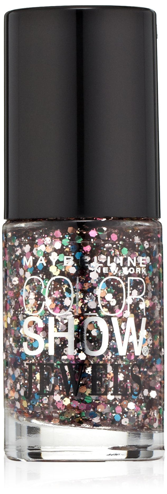 Maybelline New York Color Show Jewels Nail Lacquer Top Coat, Mosaic Prism, 0.23 Fluid Ounce