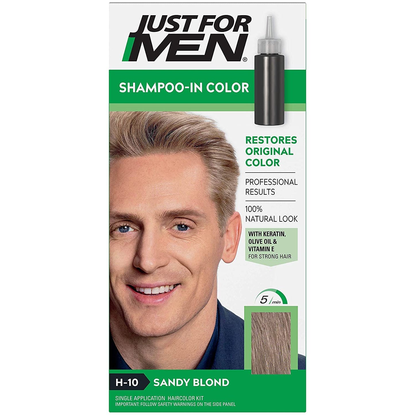 Just For Men Hair Color H-10 Sandy Blond 1 Ea Beauty & Personal Care Just for Men