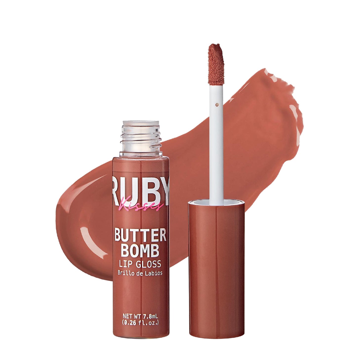 Ruby Kisses Butter Bomb Lip Gloss, High-Shine Non-Sticky Hydrating Plumping Beauty & Personal Care Ruby Kisses