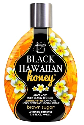Black Hawaiian Honey Advanced 200X Black Bronzer 13.5oz Beauty & Personal Care Brown Sugar