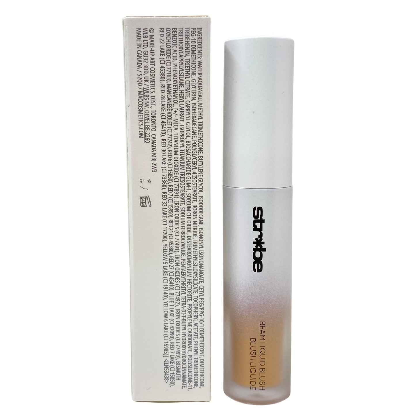 M.A.C Cosmetics Strobe Beam Liquid Blush - Lightning (Light beige with Gold Shimmer) - 0.14 fl oz / 4.3 mL Beauty & Personal Care MAC